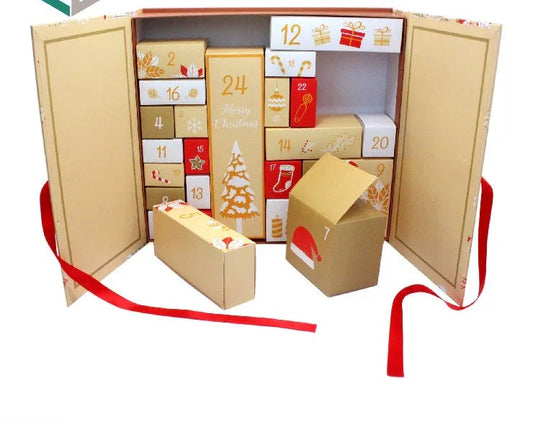 Christmas Advent Calendar 2025 Gift Box – Orange