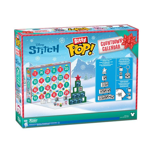 Disney Stitch 24-Day Bitty POP! Countdown Calendar Collectible Set