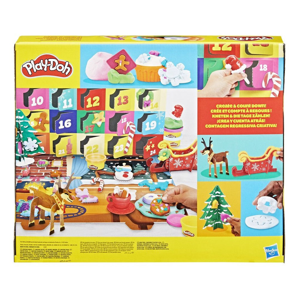 Play-Doh 24 Day Advent Calendar – Kids Christmas Craft Set