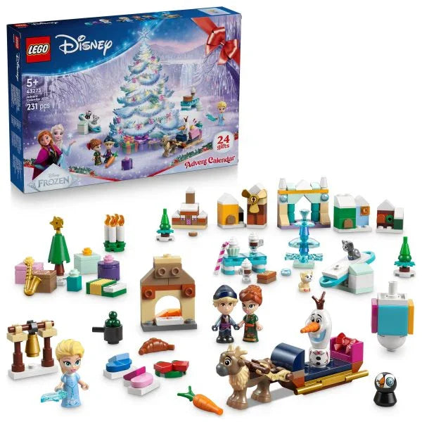 LEGO 43273 Disney Frozen Advent Calendar – 231 Pieces Set for Kids 5+