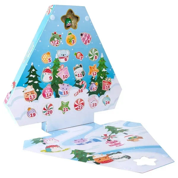 Squishmallows Holiday Countdown Calendar – 24 Mini Squish Advent Set