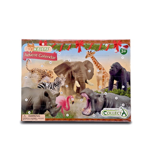 CollectA Wild Life Advent Calendar 2026 – 24 Mini Animal Figures + AR Experience
