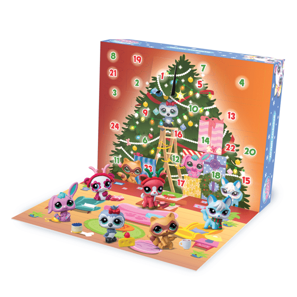 Littlest Pet Shop Advent Calendar – 24 Holiday Surprises LPS Set