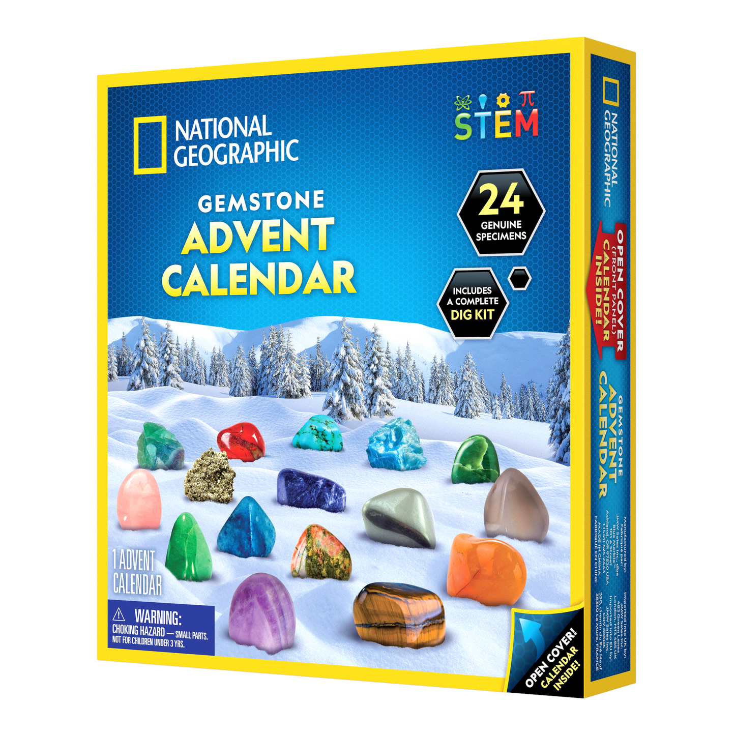 National Geographic 2026 Rock & Mineral Advent Calendar for Kids