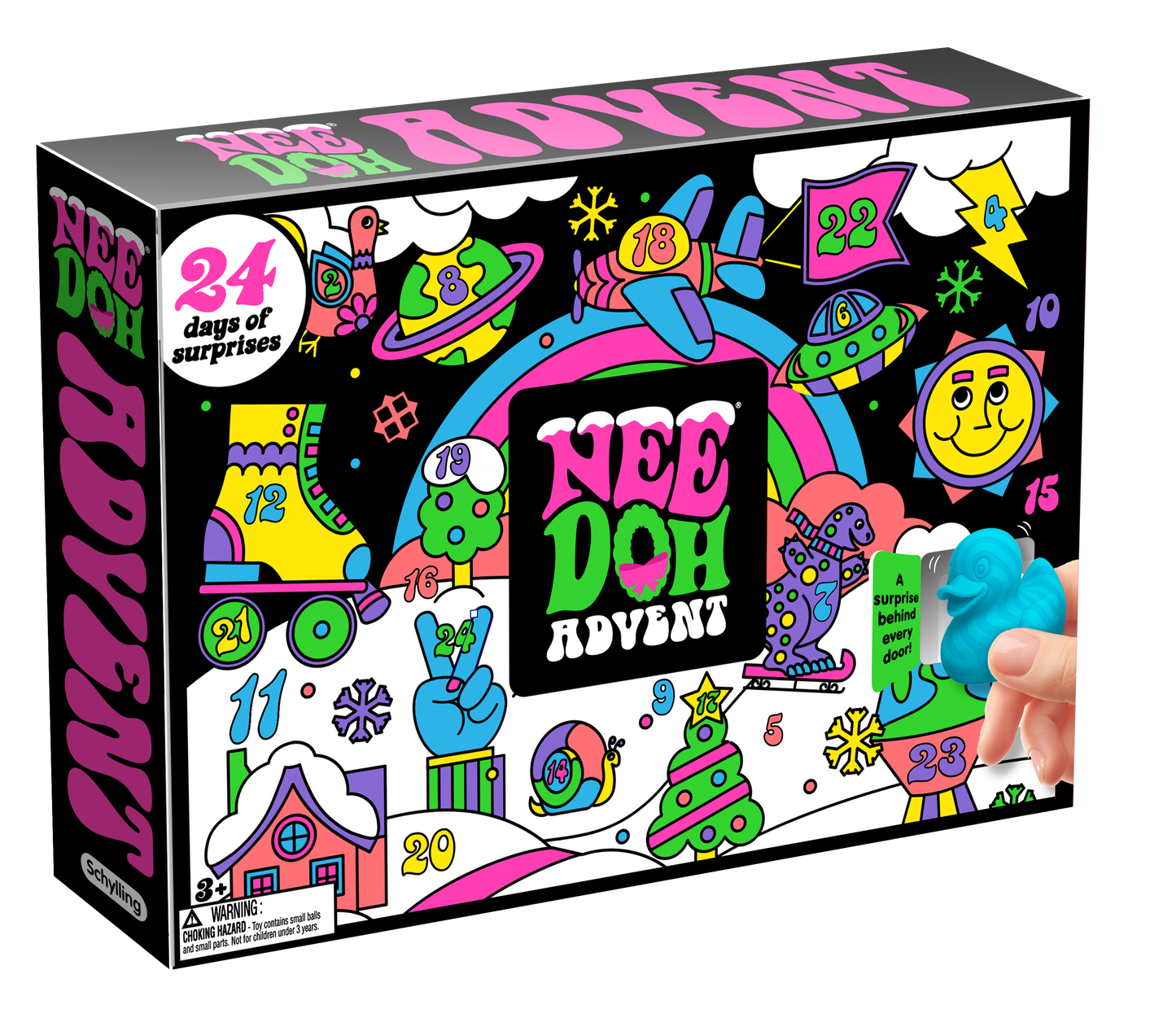 NeeDoh Advent Calendar – 24 Squishy Fidget Toy Surprises