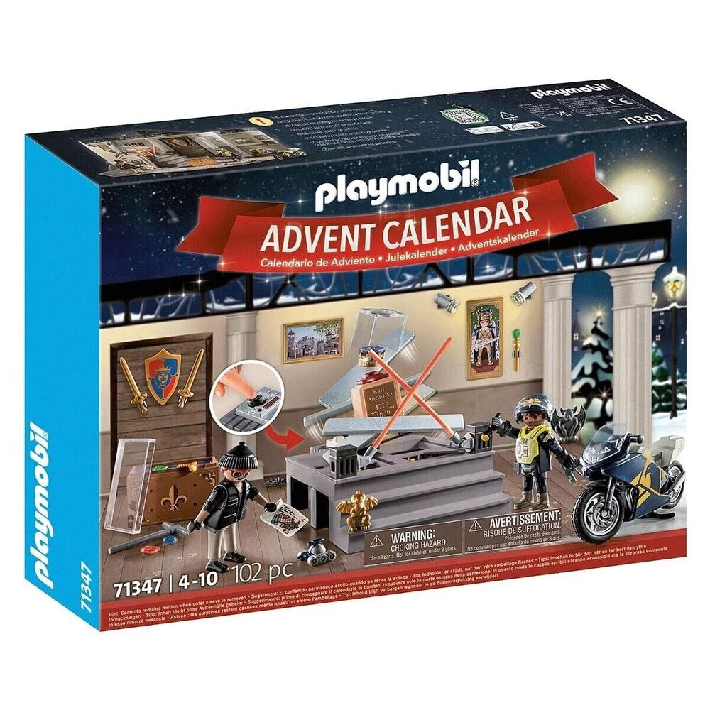 PLAYMOBIL Police Advent Calendar Museum Theft – 71347