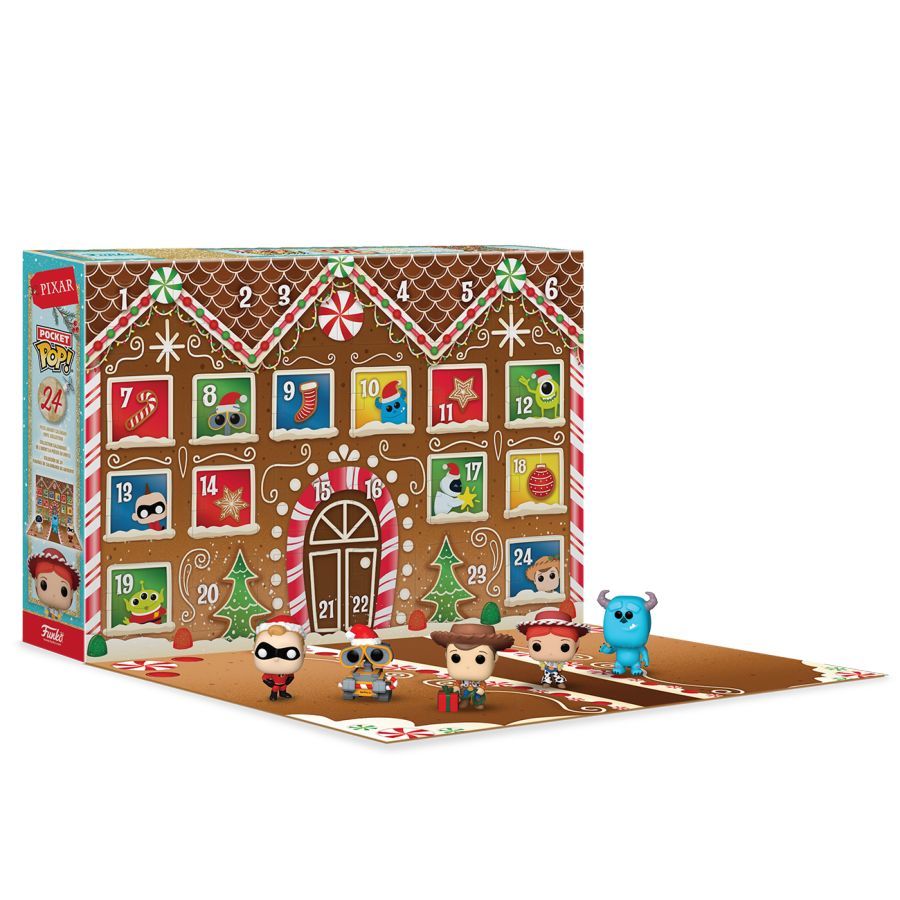 Pixar Funko Advent Calendar 24 Day Pocket Pop Figures Gift Set
