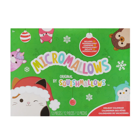 Squishmallows Micromallows 12-Day Holiday Advent Calendar 2.5in Plush