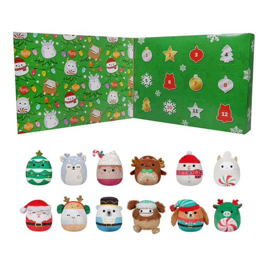 Squishmallows Micromallows 12-Day Holiday Advent Calendar 2.5in Plush