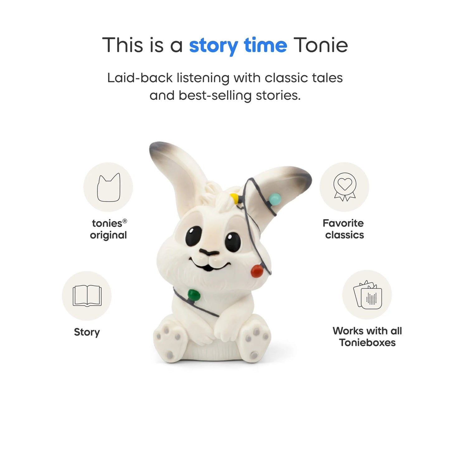 Tonies Hare Advent Calendar Snowflake Christmas Audio Story for Kids 3+