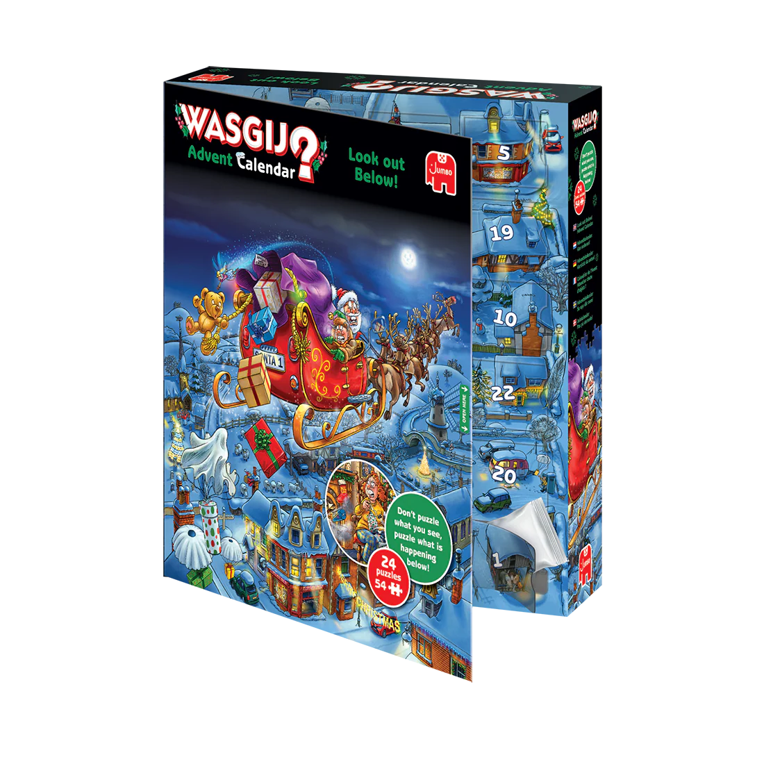 Wasgij Christmas Advent Calendar – Look Out Below! 24 Mystery Puzzles