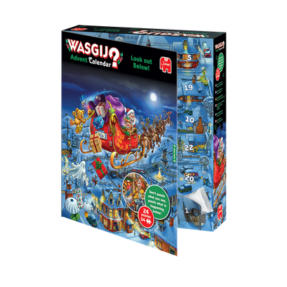 Wasgij Christmas Advent Calendar – Look Out Below! 24 Mystery Puzzles