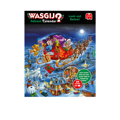 Wasgij Christmas Advent Calendar – Look Out Below! 24 Mystery Puzzles