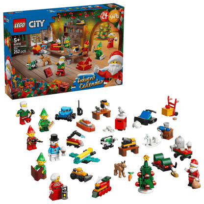 LEGO City Advent Calendar with mini figures and vehicles 