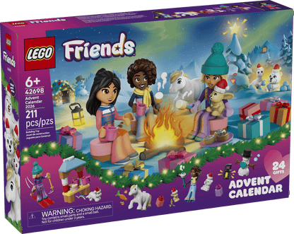 LEGO Friends Advent Calendar set 42698, featuring a colorful box