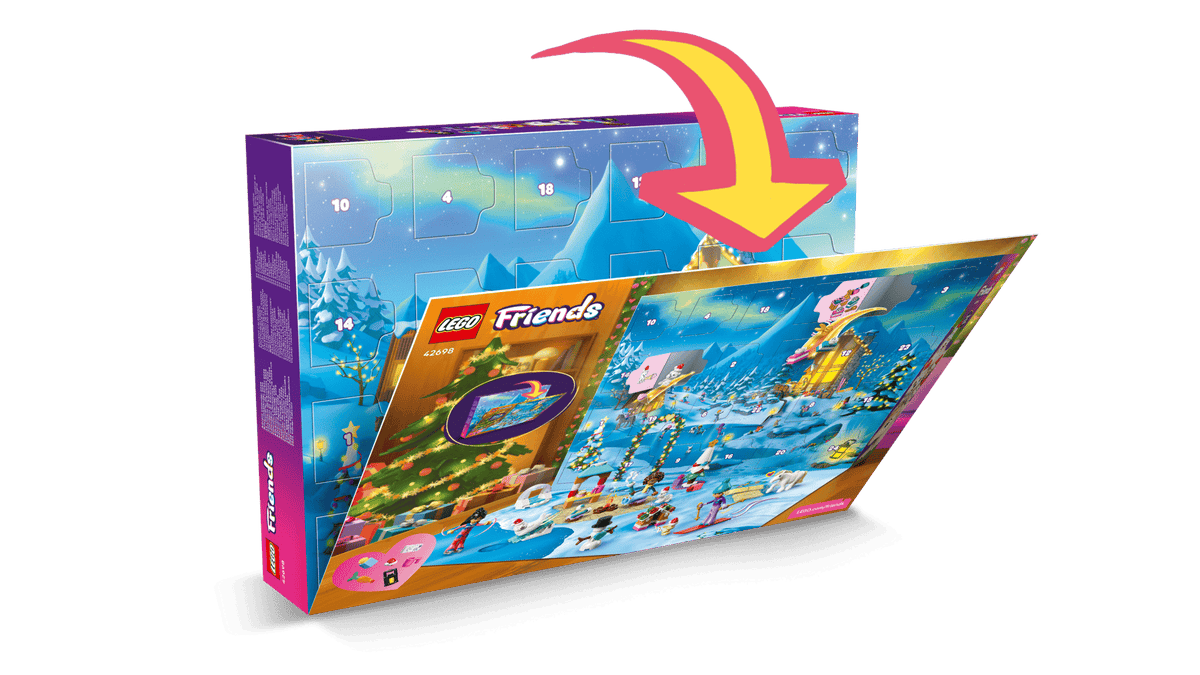 LEGO Friends packaging with a colorful design 