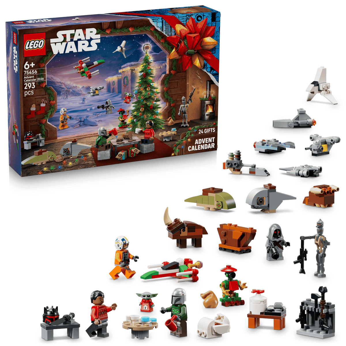 LEGO Star Wars Advent Calendar with mini figures and packaging