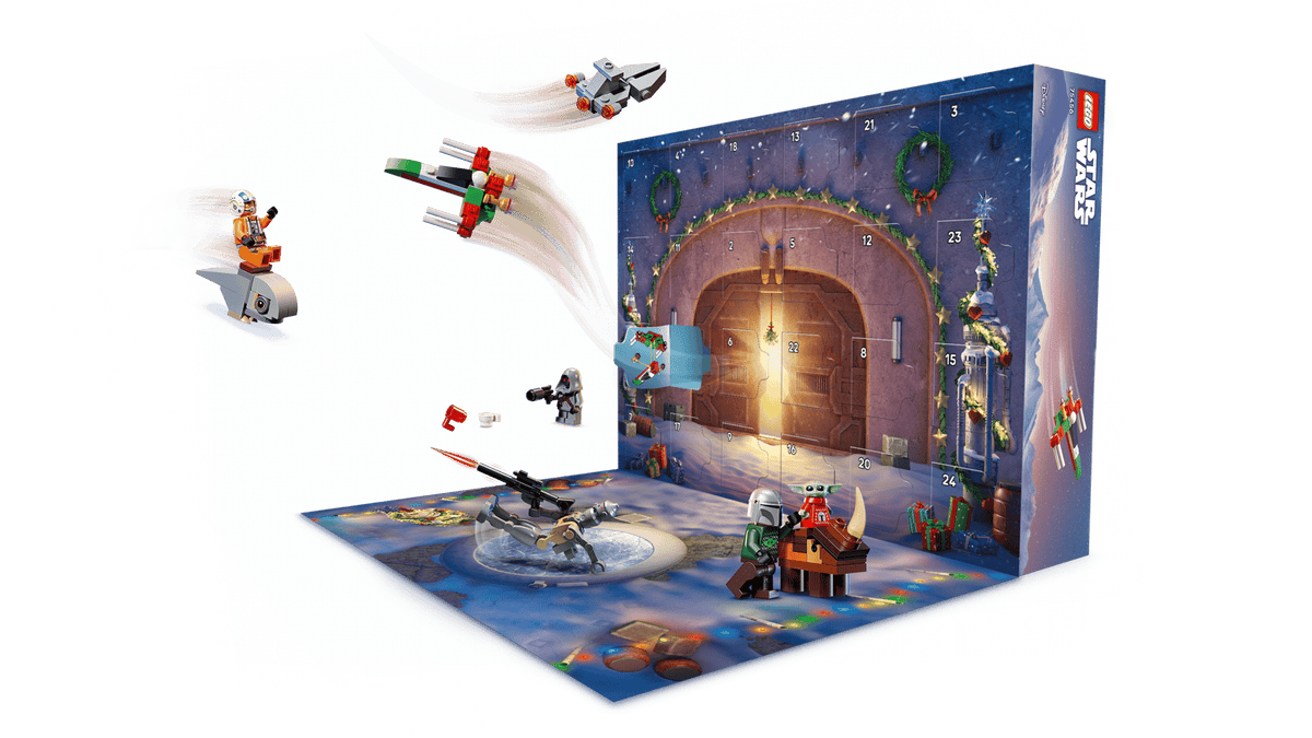 LEGO Star Wars Holiday Adventures Santa Cria Advent Calendar box 