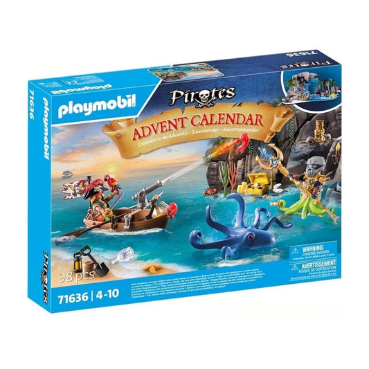 PLAYMOBIL Pirates Advent Calendar | 24-Day Christmas Toy for Kids